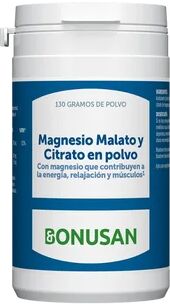 Bonusan Magnesio Malato y Citrato Polvo 130g