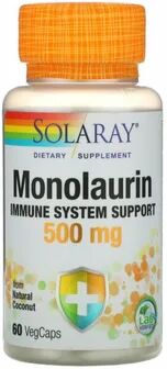 SOLARAY Monolaurin 60caps