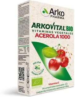 Arkopharma Arkovital BIO Acerola 1000 Vitamina C 30comp