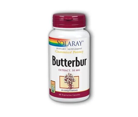 SOLARAY Butterbur Root Extract 50mg 60caps