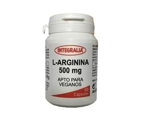 INTEGRALIA L-Arginina 500mg 60 cápsulas