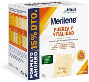 Meritene Nestlé ® Fuerza y Vitalidad Sabor Vainilla 30 Sobres