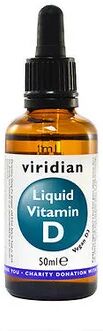 VIRIDIAN Vitamina D3 Líquida Vegana 2000iu 50ml