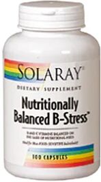 SOLARAY Nutritionally Balanced B-Stress 100cáps