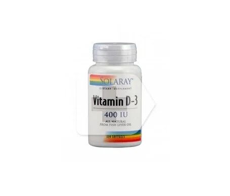 SOLARAY vitamin D3 120 perlas