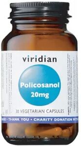 VIRIDIAN Policosanol 20mg 30caps