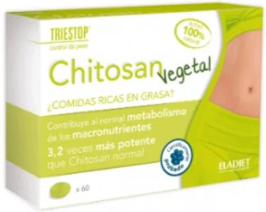 ELADIET Triestop chitosán vegetal 60comp