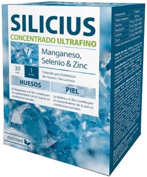 DietMed Silicius 30 Cap Huesos Y Piel