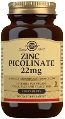 Solgar Picolinato de Zinc 22mg 100comp