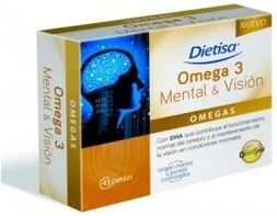 DIETISA omega 3 mental & visión 45 perlas