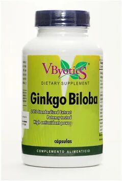 Vbyotics Ginkgo Biloba 60mg 2416 60caps