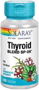 SOLARAY Thyroid Blend Kelp 500mg 100 Cáps