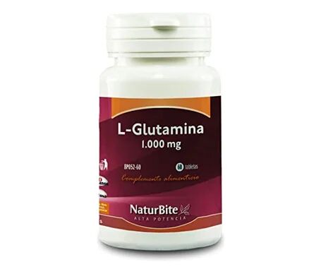 Naturbite L-Glutamina 1000mg 60tab