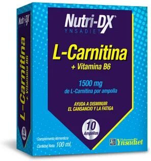 Nutri-DX L-Carnitina + Vitamina B6 10 ampollas