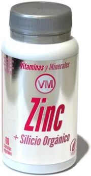 Vitaminas y Minerales Zinc + Silicio Orgánico 60vcaps