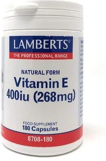 Lamberts Vitamina E Natural 400ui 180 Comprimidos