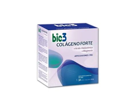 Bio3 Colágeno Forte Articulaciones y Piel 30 Sobres