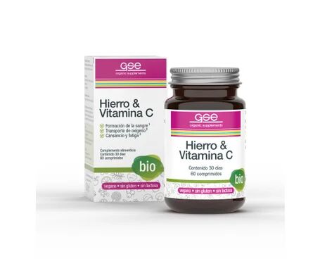 GSE Hierro & Vitamina C Bio Vegan 60comp