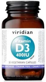 VIRIDIAN Vitamin D3 400iu Vegan 30caps