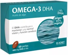 ELADIET Omega 3 Dha Aceite De Alga 60comps