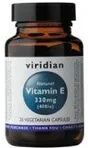 VIRIDIAN Vitamina E natural 330mg 400 UI 30cáps