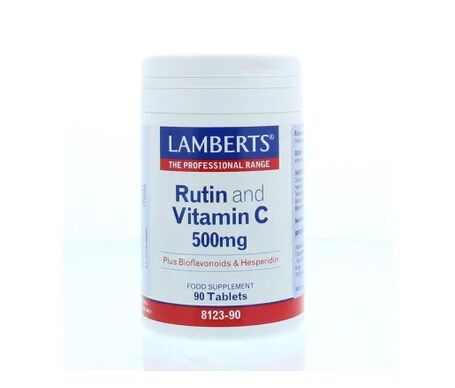 Lamberts Rutina y Vitamina C 500mg + Bioflavonoides 90comp