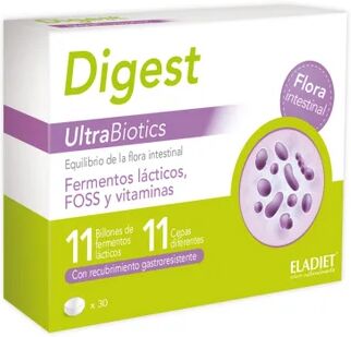 ELADIET Digest Ultraprobiotic 30 comprimidos (600mg)