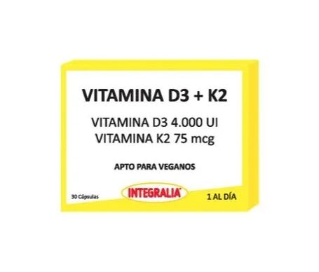 INTEGRALIA Vitamina D3+K2 30caps