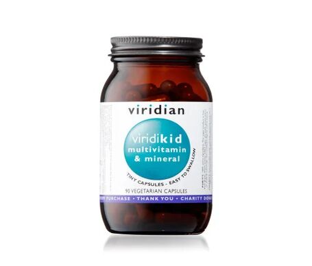 VIRIDIAN Viridikid Multivitamin Minerals 90caps