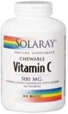 SOLARAY Vitamin C 500mg 100comp. masticables cereza