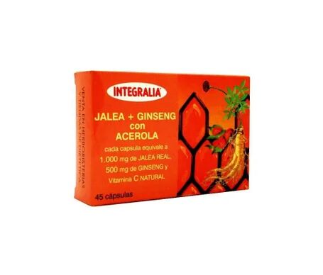 INTEGRALIA Jalea Real + Ginseng + Acerola 45 cápsulas