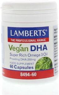 Lamberts DHA vegano 60 cápsulas de 250mg