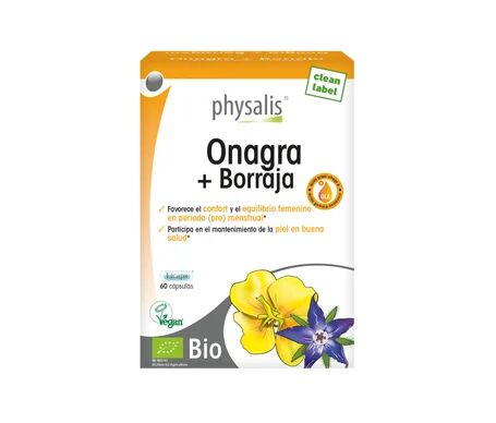 PHYSALIS Onagra y Borraja 60caps