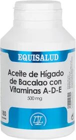 Equisalud Aceite de Hígado de Bacalao con Vitaminas A-D-E 500mg 180caps