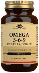 Solgar Omega 3-6-9 Pescado Lino y Borraja 60 perlas