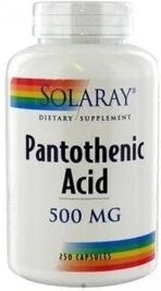 SOLARAY Pantothenic Acid 500mg 100cáps