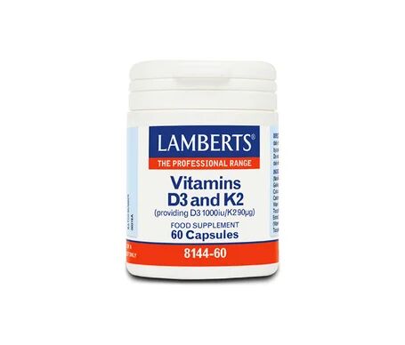 Lamberts Vitamina D3 1000 Ui Y K2 90 µg 60caps