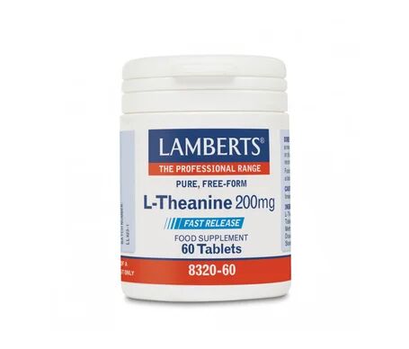 Lamberts L-teanina 200mg Rápida Liberación 60comp