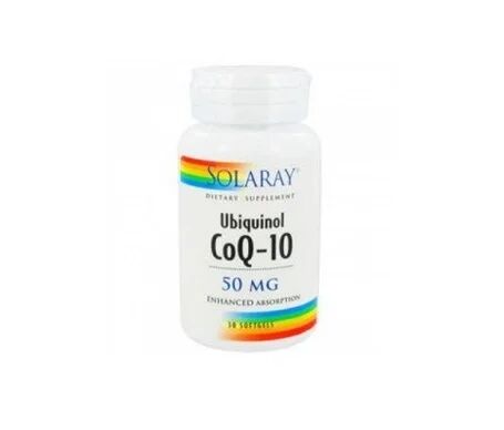 SOLARAY Ubiquinol Coenzima Q10 50mg