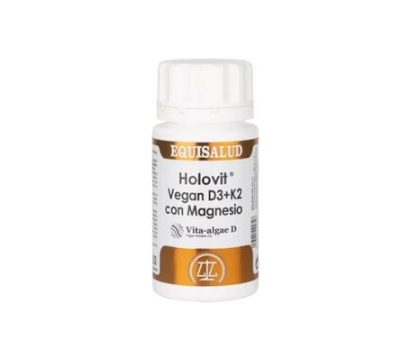 Equisalud Holovit Vegan D3 + K2 con Magnesio 50caps