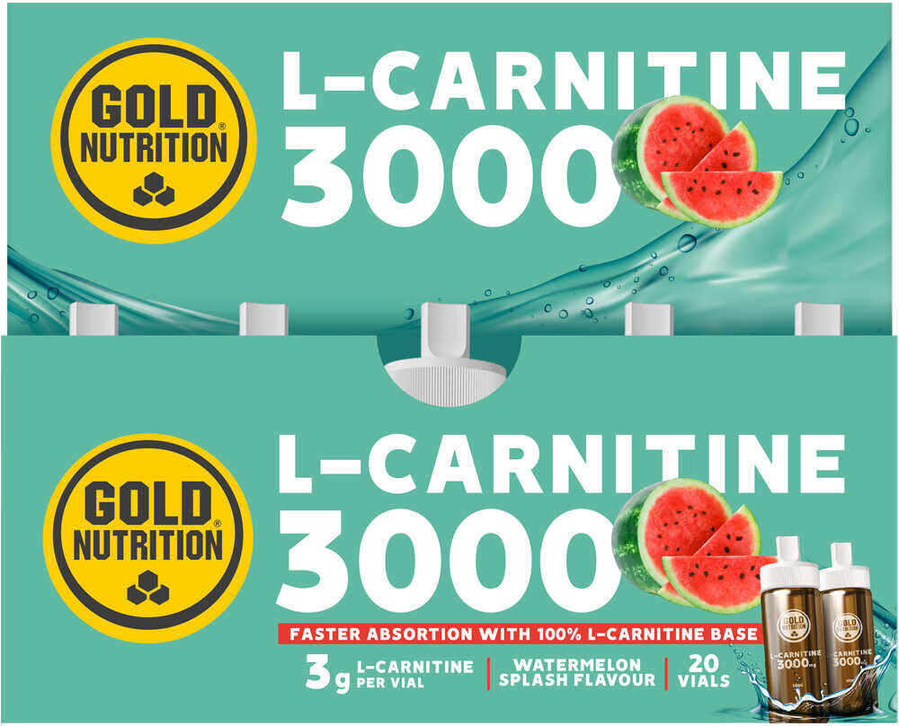 Gold Nutrition l-carnitine 3000 mg watermelon - 20 unidoses  (UNICA)