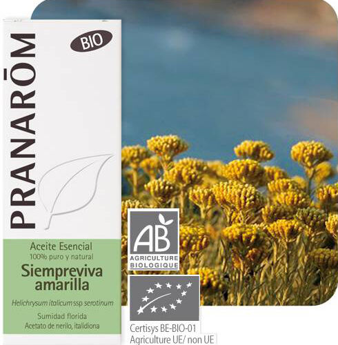 Pranarôm Aceite Esencial 100% puro y natural de Siempreviva Amarilla Bio