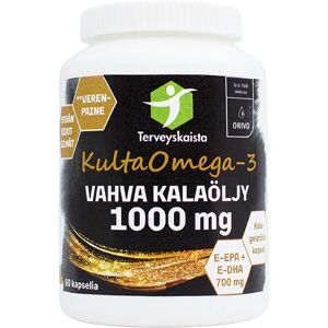 Terveyskaista Oy KultaOmega-3 Vahva kalaöljy 1000 mg 60 kaps.