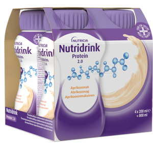 Nutridrink 2.0 kcal Aprikoosi 4X200 ml