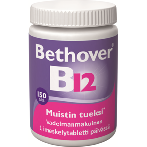 Bethover B12 1 mg Vadelma 150 TABL