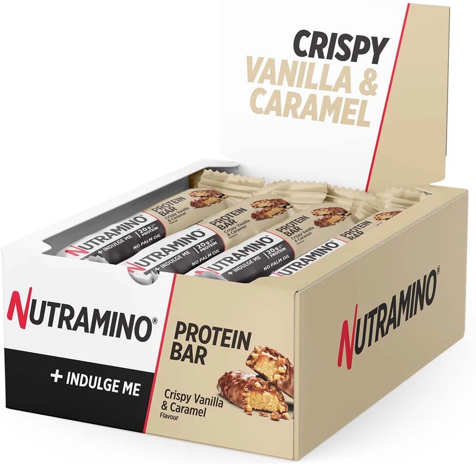 Nutramino 12 X Nutramino Proteinbar, 64 G, Crispy Vanilla & Caramel