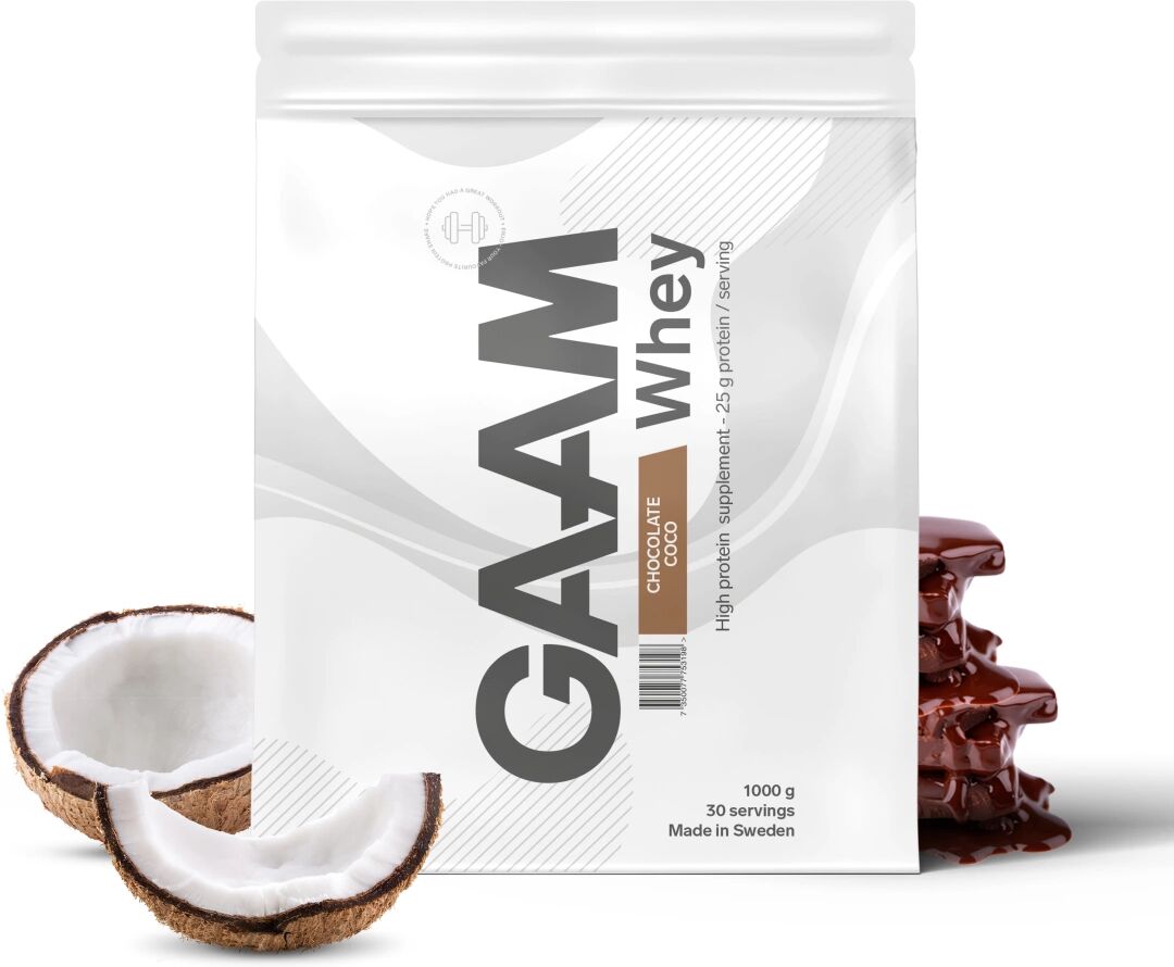 Gaam 100% Whey Premium, 1 Kg, Chocolate Coco