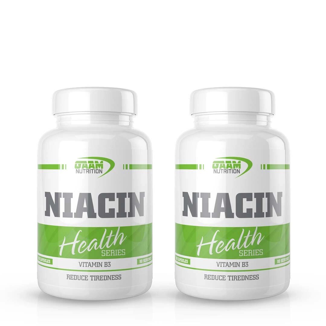 Gaam Health Series Niacin, 180 Caps