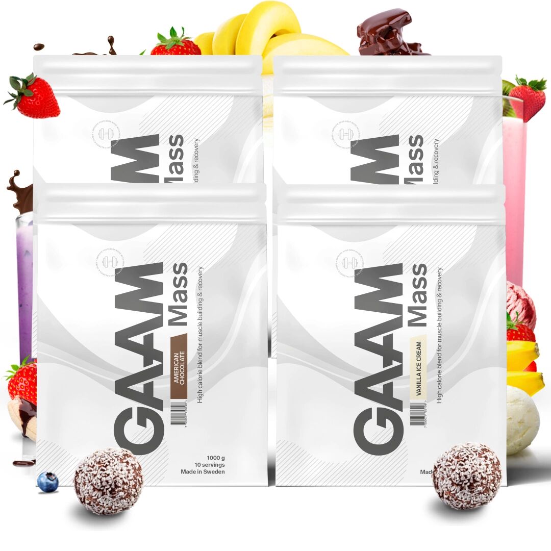 GAAM 4 X Gaam 100% Mass Premium, 1 Kg