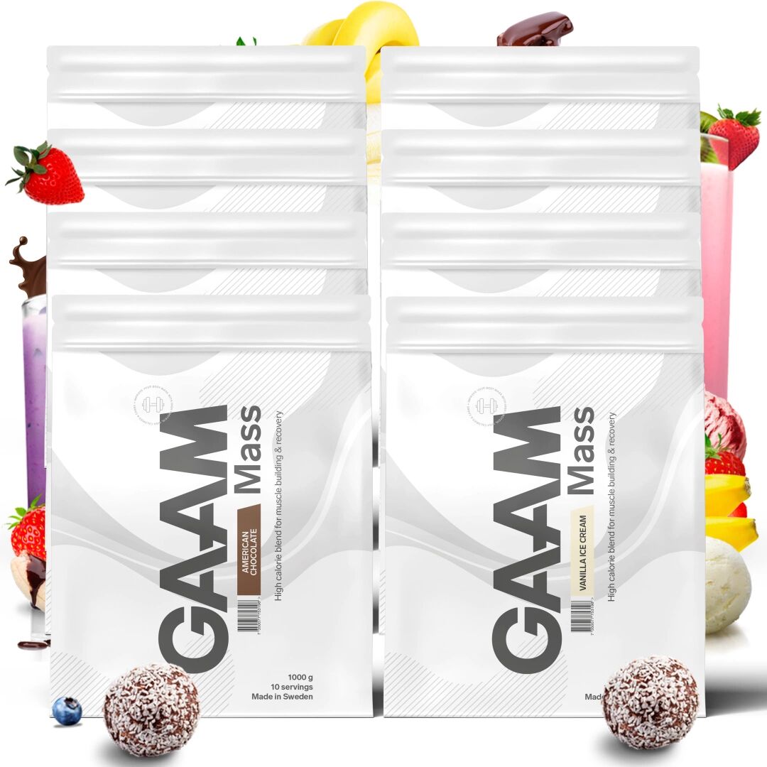 GAAM 8 X Gaam 100% Mass Premium, 1 Kg